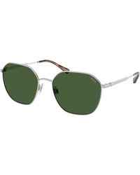 Polo Ralph Lauren - Ph3160 942371 Sunglasses Metal Geometric Normal - Lyst