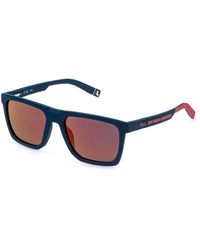 Fila - Sfib05 6Qsp Sunglasses Injected Squared Normal Multilayer - Lyst