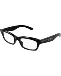 Balenciaga - Bb0427O 001 Optical Frames Acetate Transparent Squared - Lyst
