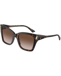 Jimmy Choo - Jc5012 500213 Sunglasses Acetate Squared Normal Shaded - Lyst
