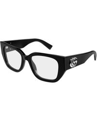 Gucci - Gg1952O 001 Optical Frames Acetate Transparent Butterfly - Lyst