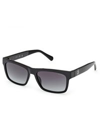 Guess - Gu00221 01B Sunglasses Injected Smoke Squared Normal - Lyst