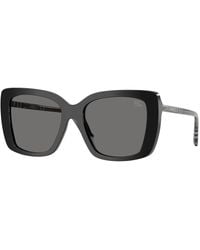 Burberry - Be4456 416581 Sunglasses Acetate Squared Polarized - Lyst