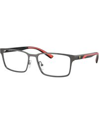 FERRARI SCUDERIA - Fz7002 111 Optical Frames Metal Squared Normal - Lyst