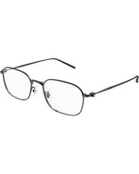 Montblanc - Mb0414Oa 001 Optical Frames Titanium Transparent Squared - Lyst
