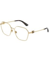 Dolce & Gabbana - Dg1366 02 Optical Frames Metal Transparent Pantos Normal - Lyst
