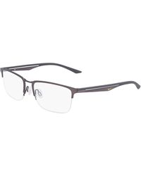 Nike - 4313 070 Optical Frames Metal Squared Normal Photochromatic - Lyst