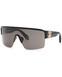 Roberto Cavalli - Src037M Z42L Sunglasses Injected Fumo Mask Normal Specchiato - Lyst
