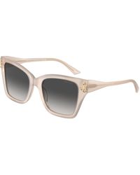 Jimmy Choo - Jc5012 50258G Sunglasses Acetate Squared Normal Shaded - Lyst