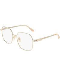 Ferragamo - Sf2239 710 Optical Frames Metal Squared Normal - Lyst