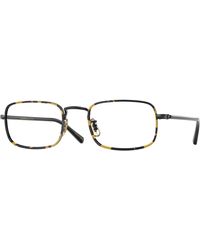 Oliver Peoples - Ov1366T Brymer 5062 Optical Frames Titanium Transparent Squared Normal - Lyst