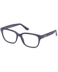 Guess - Gu50308 069 Optical Frames Acetate Squared Normal - Lyst