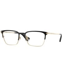 Burberry - Be1401 1109 Optical Frames Metal Transparent Squared Normal - Lyst