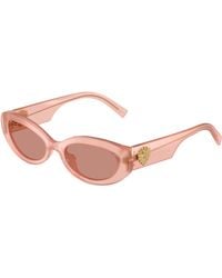 Dolce & Gabbana - Dg4537 338496 Sunglasses Acetate Round Normal - Lyst