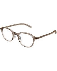 Montblanc - Mb0419Oj 004 Optical Frames Transparent Round - Lyst