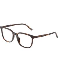 Dolce & Gabbana - Dg3445 502 Optical Frames Acetate Transparent Squared Normal - Lyst