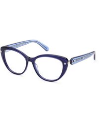 Swarovski - Sk5477 090 Optical Frames Outlet Acetate Cat Eye Normal - Lyst