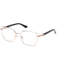 Guess - Gu50312 028 Optical Frames Metal Geometric Normal - Lyst
