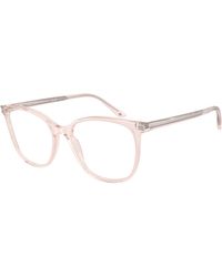 Giorgio Armani - Ar7192 6073 Optical Frames Acetate Transparent Squared Normal - Lyst