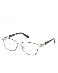 Guess - Gu50179 097 Optical Frames Metal Squared Normal - Lyst