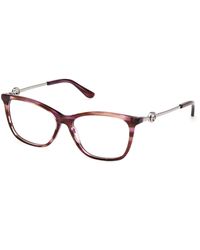 Guess - Gu50349 068 Optical Frames Acetate Squared Normal - Lyst