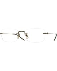 Oliver Peoples - Ov1359T Tk-10 5284 Optical Frames Titanium Transparent Squared Normal - Lyst