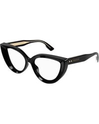 Gucci - Gg1530O 001 Optical Frames Acetate Transparent Cat Eye - Lyst