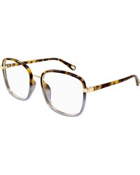 Chloé - Ch0034O 018 Optical Frames Bio-Injected Transparent Squared - Lyst
