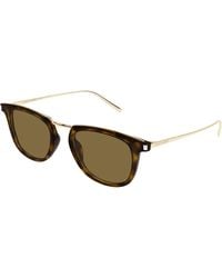 Saint Laurent - Sl 753 006 Sunglasses Acetate Round - Lyst