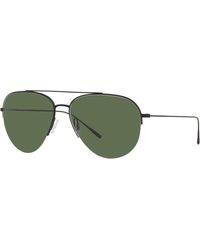 Oliver Peoples - Ov1303St Cleamons 50629A Sunglasses Titanium Pilot Polarized - Lyst