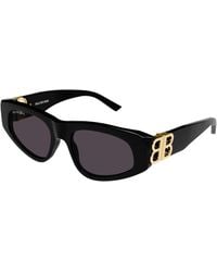 Balenciaga - Bb0095S 001 Sunglasses Plastic Cat Eye - Lyst
