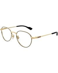 Gucci - Gg1747Oa 001 Optical Frames Metal Transparent Round - Lyst