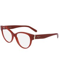 Ferragamo - Sf2863 42908 653 Optical Frames Plastic Cat Eye - Lyst