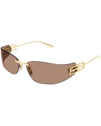Balenciaga - Bb0484S 003 Sunglasses Metal Cat Eye - Lyst