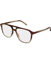 Gucci - Gg2237O 003 Optical Frames Acetate Transparent Pilot - Lyst