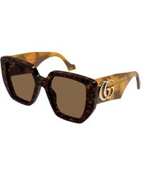 Gucci - Gg0956S 012 Sunglasses Acetate Squared - Lyst