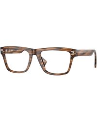 Burberry - Be2387 4096 Optical Frames Acetate Squared Normal - Lyst