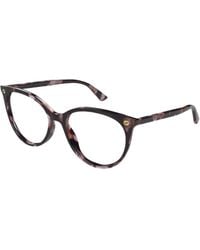 Gucci - Gg0093O 009 Optical Frames Acetate Transparent Round - Lyst