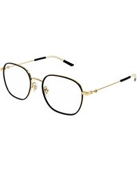 Gucci - Gg1198Oa 003 Optical Frames Metal Squared - Lyst