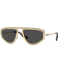 Burberry - Be3150 110987 Sunglasses Metal Geometric Normal - Lyst