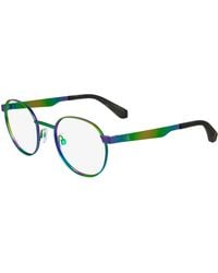 Calvin Klein - Ckj24205 971 Optical Frames Metal Round Normal - Lyst