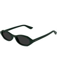 McQueen - Am0559S 004 Sunglasses Acetate Round - Lyst