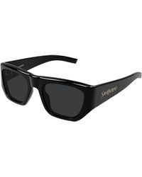 Saint Laurent - Sl 740 005 Sunglasses Acetate Squared - Lyst