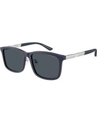 Emporio Armani - Ea4241D 618987 Sunglasses Acetate Squared Normal - Lyst