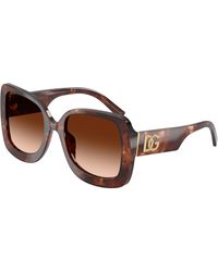 Dolce & Gabbana - Dg4513 322274 Sunglasses Acetate Squared Normal Shaded - Lyst