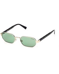 Guess - Gu00231 32N Sunglasses Metal Geometric Normal - Lyst