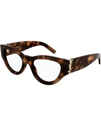Saint Laurent - Sl M94 Opt 002 Optical Frames Acetate Transparent Cat Eye - Lyst