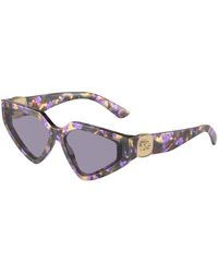 Dolce & Gabbana - Dg4469 3439/1 Sunglasses Acetate Butterfly Normal - Lyst