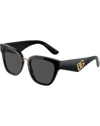 Dolce & Gabbana - Dg4437 501/87 Sunglasses Acetate Butterfly Normal - Lyst