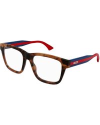 Gucci - Gg1870O 007 Optical Frames Acetate Transparent Squared - Lyst